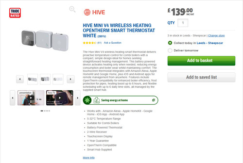 Hive mini smart wireless - smart,