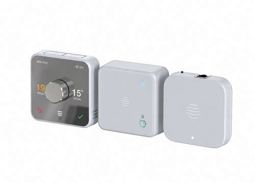 Hive thermostat with single - with,